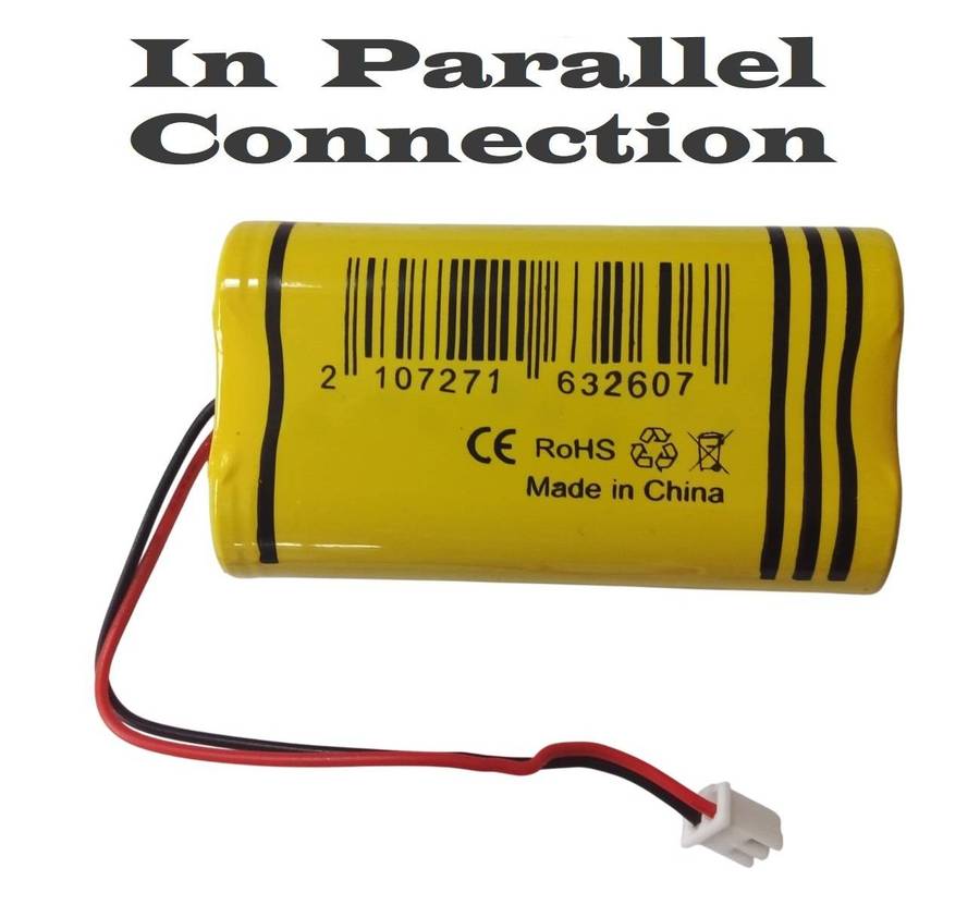 Rechargeable 18650 Battery Twin Pack 3.7V 2-Cells Pack In Parallel Connection. Collections Allowed.