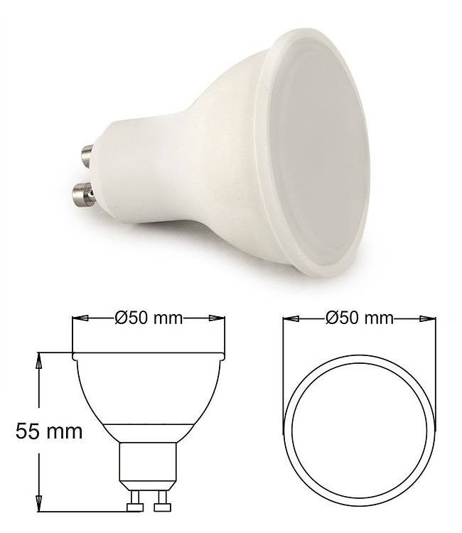 6W GU10 AC185~265V LED Light Bulbs Wide Beam Angle. Cozy Warm White Downlights. Collections Allowed.