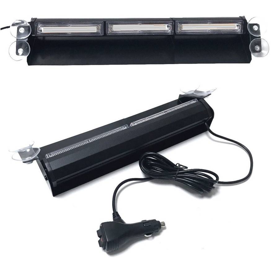Red COB LED Windscreen Dashboard Vehicle Flash Strobe Very Long Dash Light Bar. Collections Allowed.