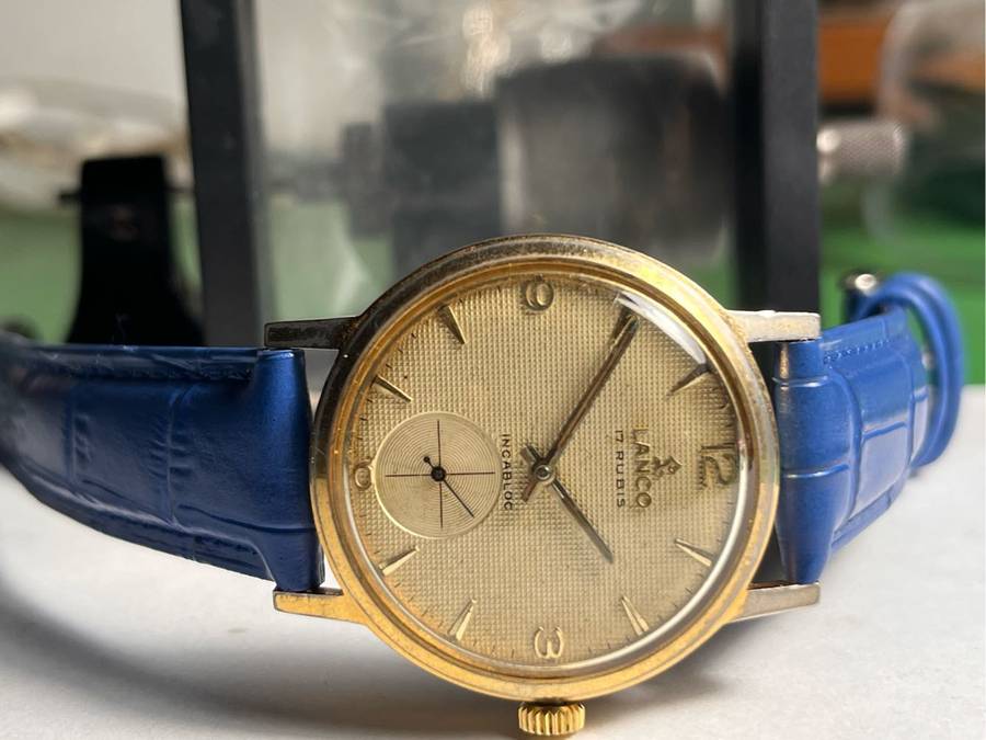 BEAUTIFUL!! LANCO ! VINTAGE MENS WATCH