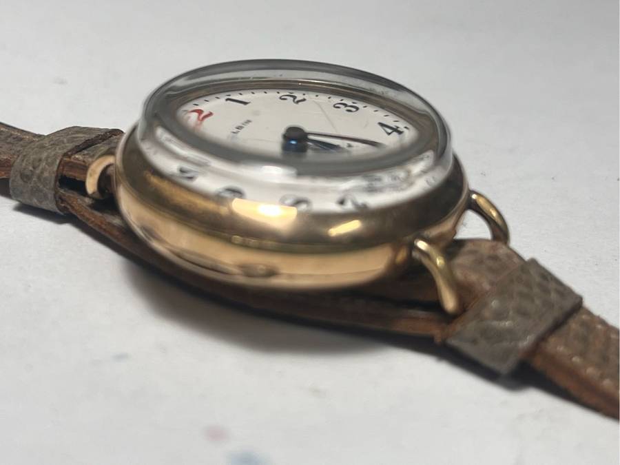 ELGIN GENTS TRENCH WATCH!!ANTIQUE