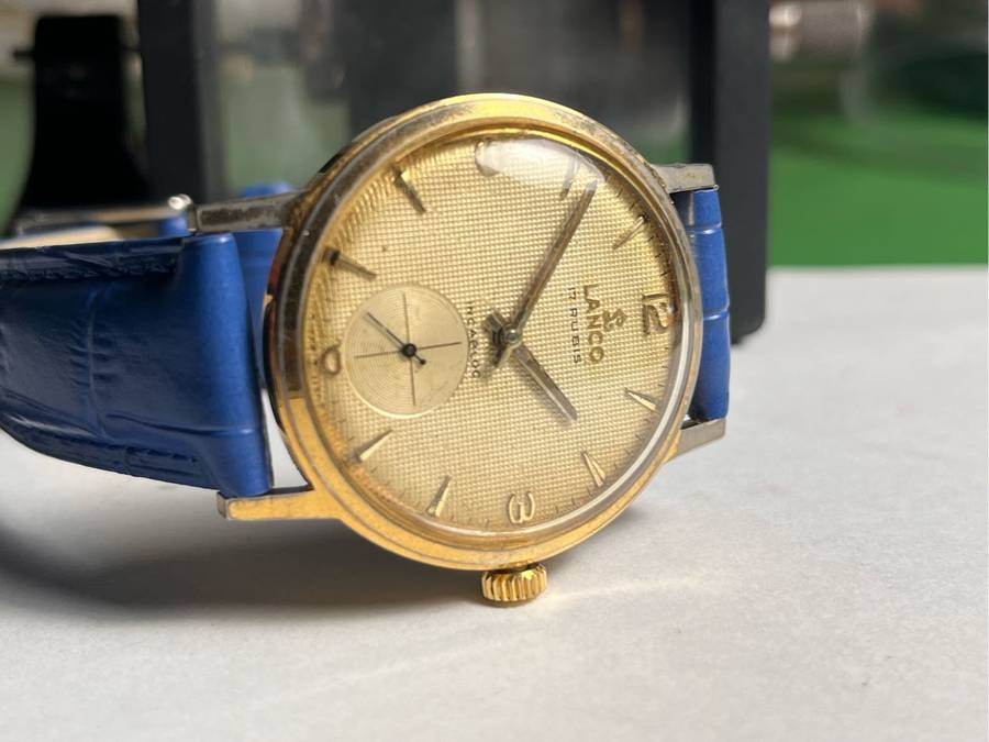 BEAUTIFUL!! LANCO ! VINTAGE MENS WATCH