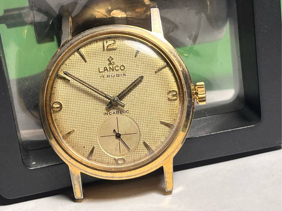 BEAUTIFUL!! LANCO ! VINTAGE MENS WATCH