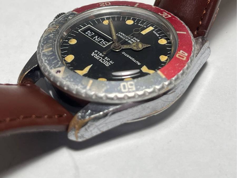 SICURA ( PRE BREITLING ) VINTAGE PEPSI DIVER!!
