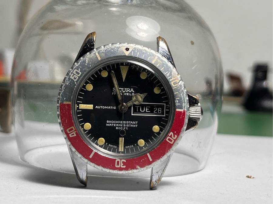 SICURA ( PRE BREITLING ) VINTAGE PEPSI DIVER!!