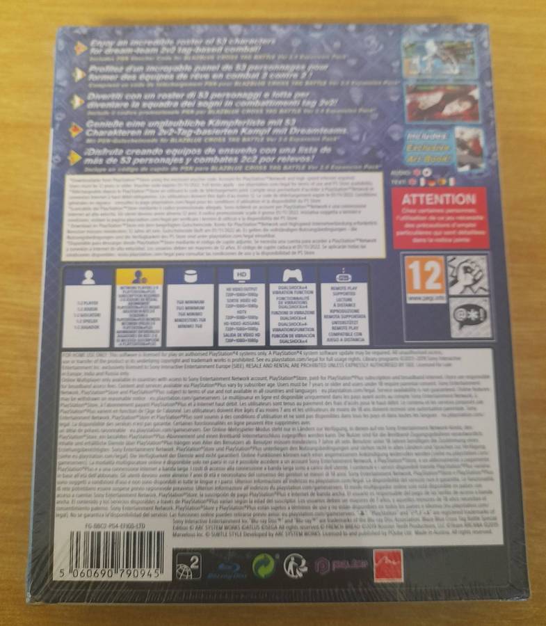 Blazblue Cross Tag Battle Special Edition PS4