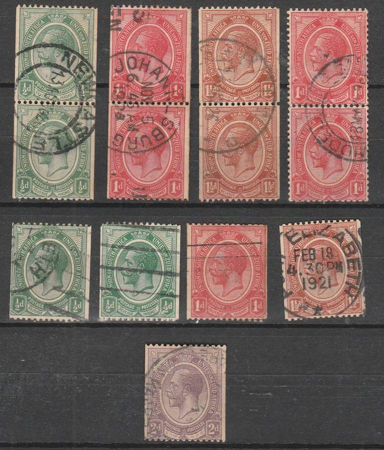 SOUTH AFRICA KINGS HEADS COILS PLUS OTHERS LOOK SCAN