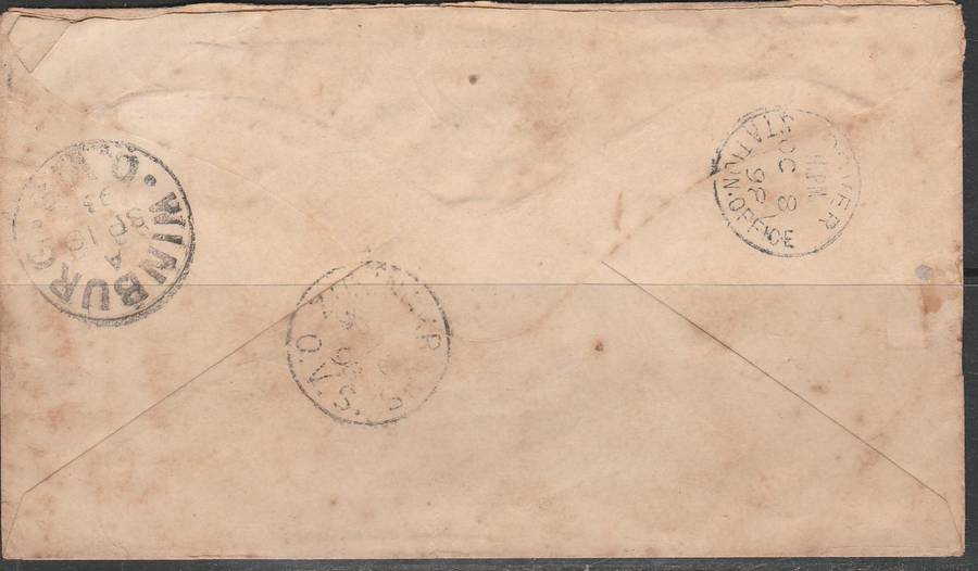 A COVER FROM O.F.S. TO GREAT BRITIAN 1898 LOOK SCANS X 2