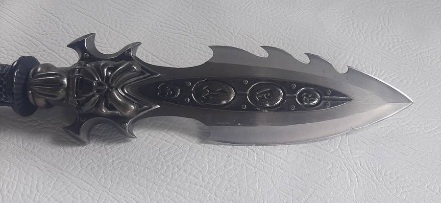 DAGGER OF JUSTICE - IMPOSING & HEAVY STAINLESS-STEEL BLADE (44CM)