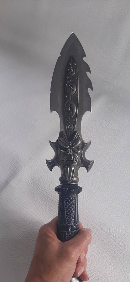 DAGGER OF JUSTICE - IMPOSING & HEAVY STAINLESS-STEEL BLADE (44CM)