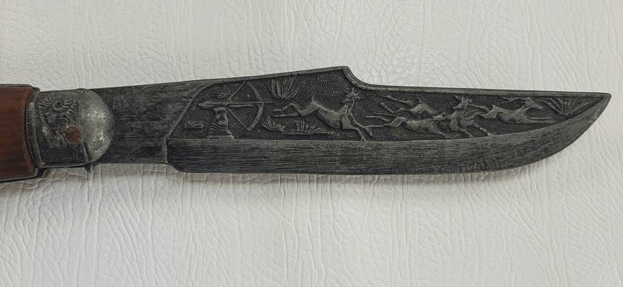 RARE GERMAN GRAVITY HUNTING KNIFE - 510MM TOTAL LENGTH