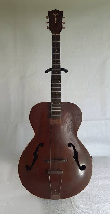 RARE VINTAGE REX LANCER ARCHTOP GUITAR - A PIECE OF MUSICAL HISTORY!