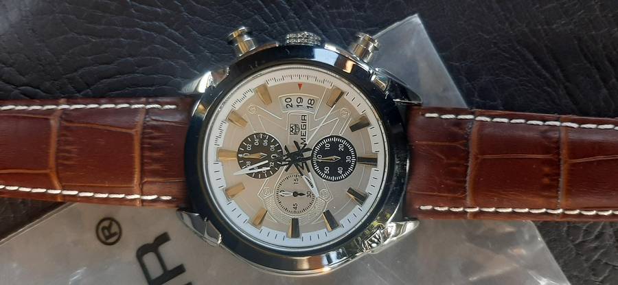 MEGIR 2020 CHRONOGRAPH WATCH  BOLD STYLE WITH PRECISION FUNCTION