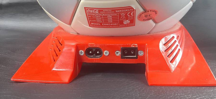 COCA-COLA COOLER & WARMER BOX  ELECTRIC, RETRO, FUNCTIONAL