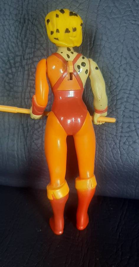 CHEETARA  SERIES ONE (1985)  THUNDERCATS SPEEDSTER WITH YELLOW STAFF  LJN
