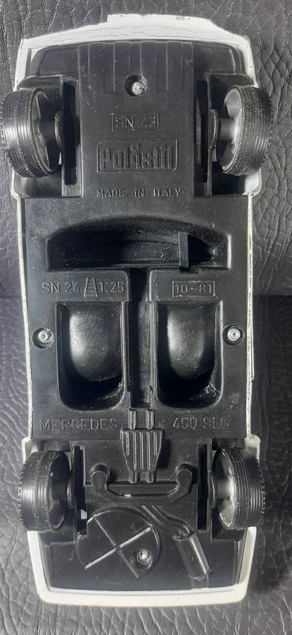 POLISTIL 1:25 MERCEDES 450 SLC  MADE IN ITALY  EXTREMELY RARE 1980s DIE-CAST RALLY CAR