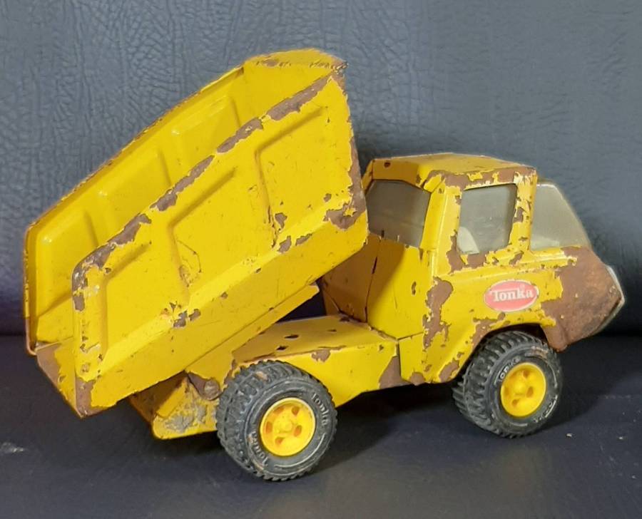 1980s TONKA DIE-CAST CONSTRUCTION TRIO  HEAVY METAL, FULLY FUNCTIONAL
