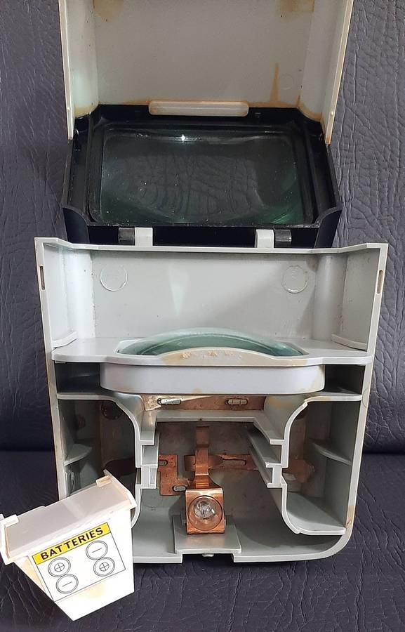 PORTABLE VINTAGE PHOTO SLIDE VIEWER  DUAL LENS, EXCELLENT CONDITION