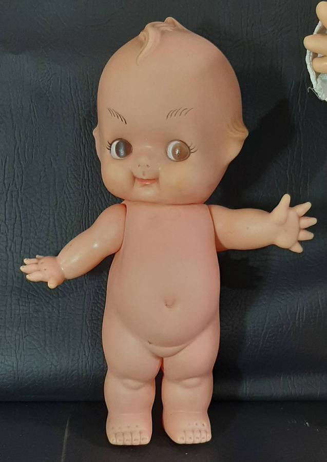 VINTAGE KEWPIE DOLL DUO  LARGE 59CM & MEDIUM 31CM