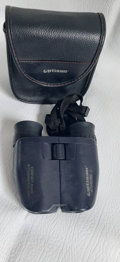 OPTISAN COMPACT ZOOM BINOCULARS  817/25MM, 5.2°3.6° FIELD OF VIEW