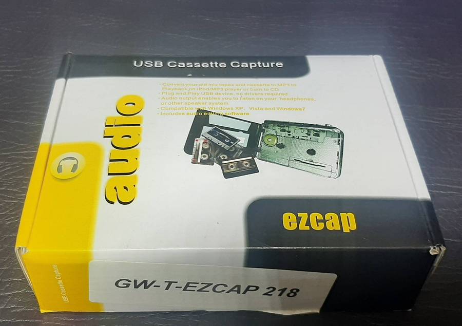 EZCAP USB CASSETTE CAPTURE KIT  DIGITIZE YOUR TAPES, PRESERVE THE PAST