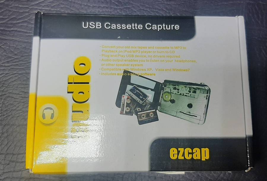 EZCAP USB CASSETTE CAPTURE KIT  DIGITIZE YOUR TAPES, PRESERVE THE PAST