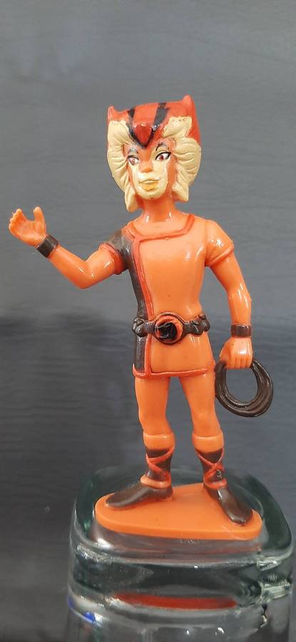 THUNDERCATS  TYGRA (YOUNG VERSION) & WILYKAT SET (WAVE 1, 1985)  VINTAGE LJN DUO