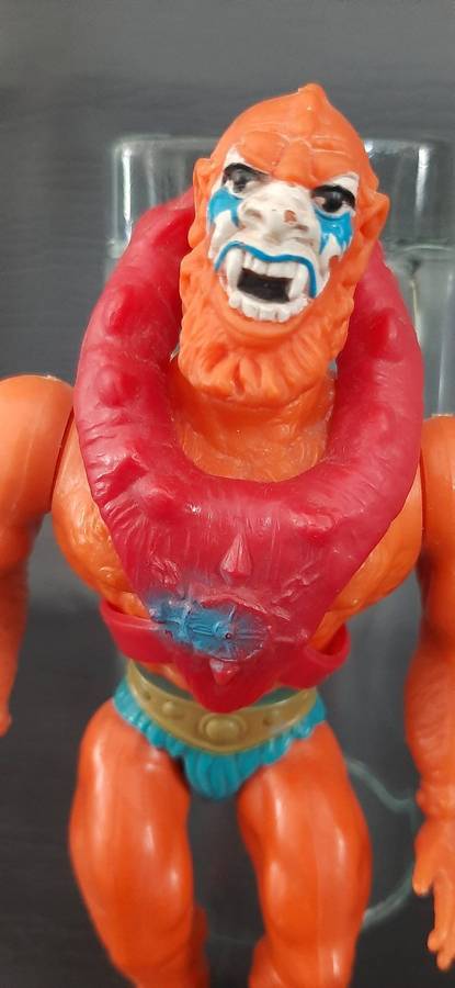 MASTERS OF THE UNIVERSE  BEAST MAN (WAVE 1, 1982)  VINTAGE MATTEL ACTION FIGURE