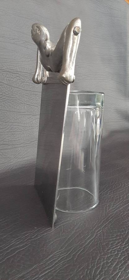 CARROL BOYES METAL PAPER HOLDER  20.5CM X 10.5CM OF DESK-TOP DRAMA