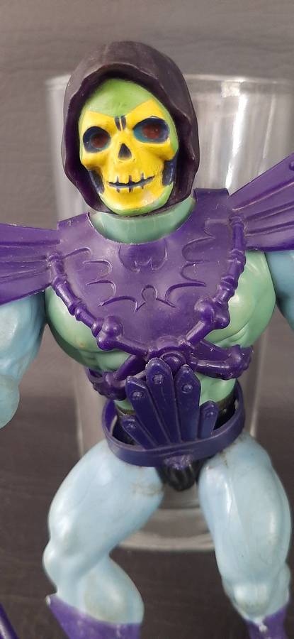 MASTERS OF THE UNIVERSE  SKELETOR & SCREEECH SET (WAVE 2, 1983)  ULTRA-RARE VINTAGE MATTEL DUO