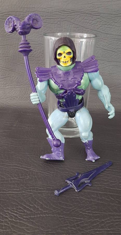 MASTERS OF THE UNIVERSE  SKELETOR & SCREEECH SET (WAVE 2, 1983)  ULTRA-RARE VINTAGE MATTEL DUO