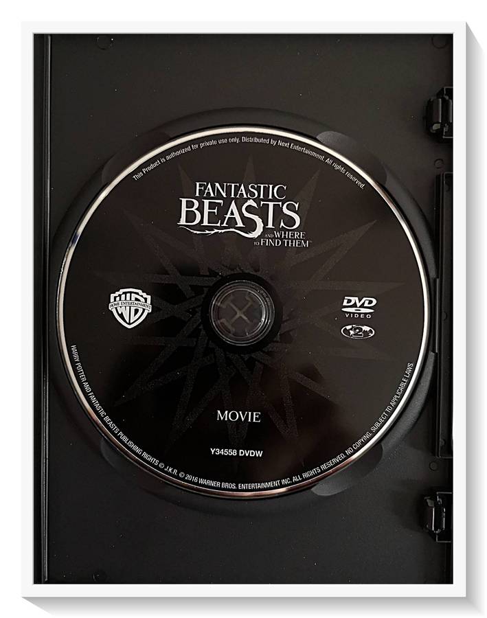 Fantastic Beasts and where to Find Them - PG13V - DVD - Condition Excellent - Special Feature