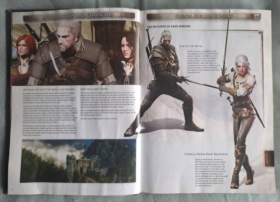The Witcher 3 wild hunt collector's edition art book and strategy guide.