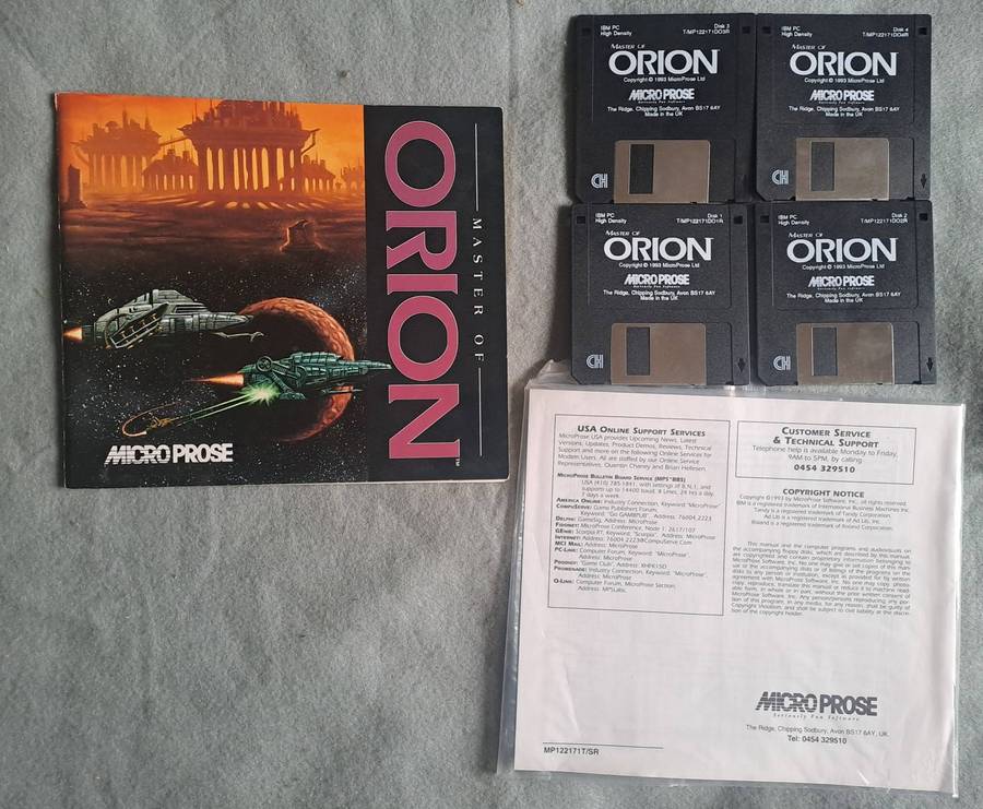 PC CD Big Box classic: Master of Orion