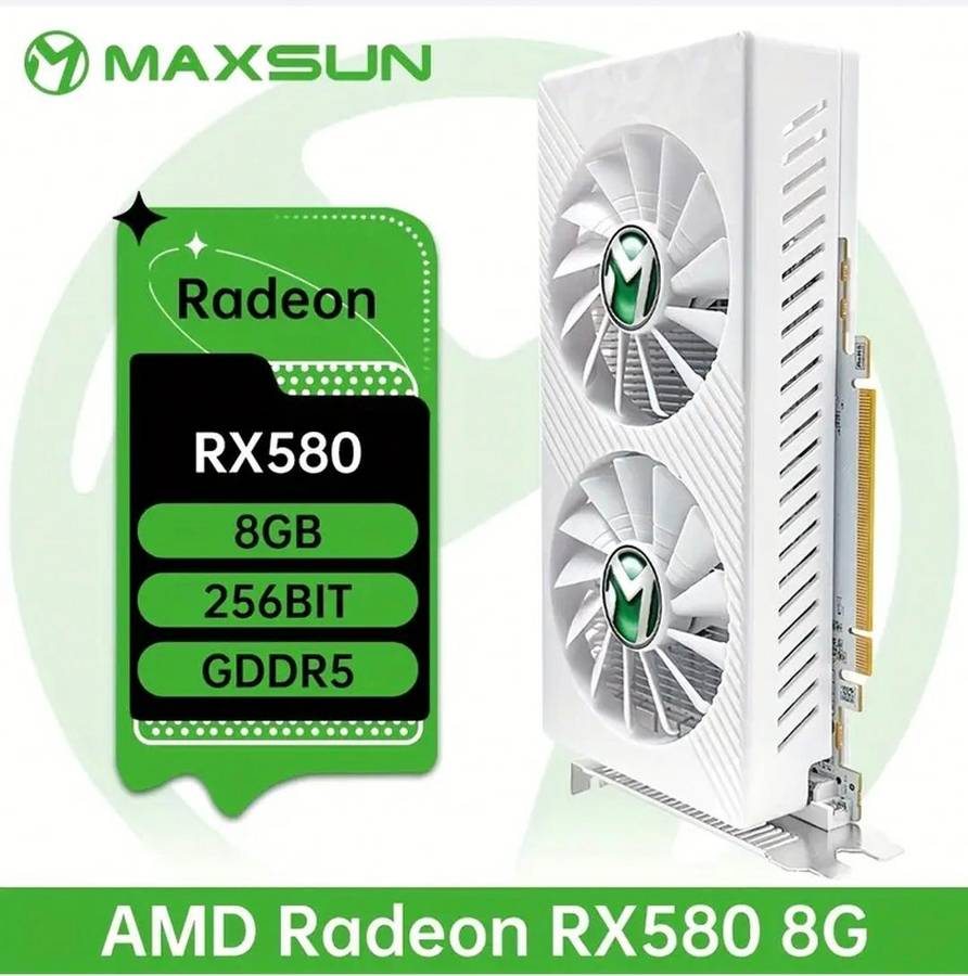AMD Radeon RX580 with 8GB GDDR5 Memory
