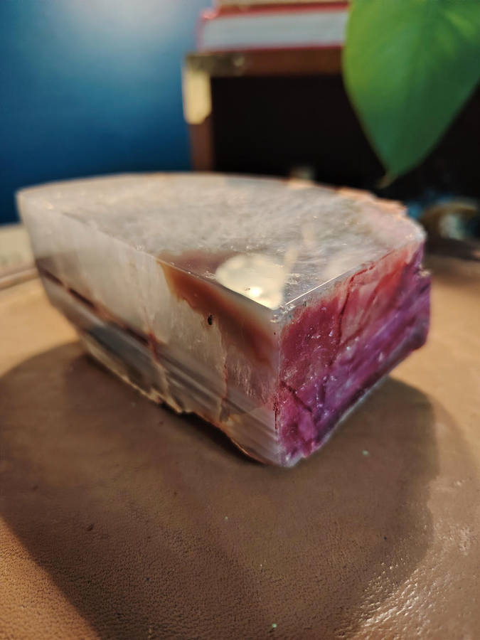 Agate Paperweight/ Bookend