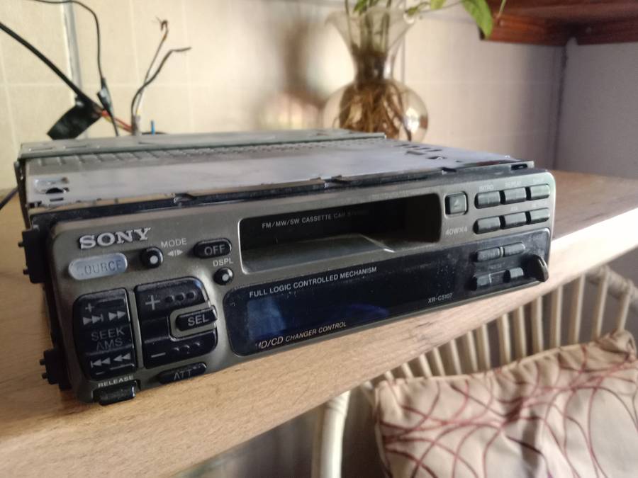 Vintage Sony car tape deck