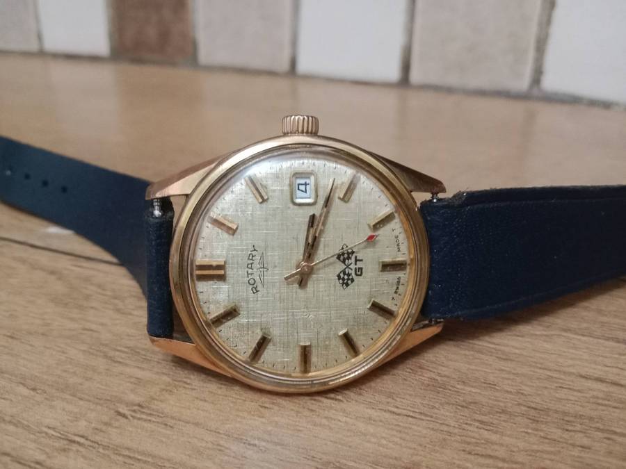 Rotary GT mens vintage watch