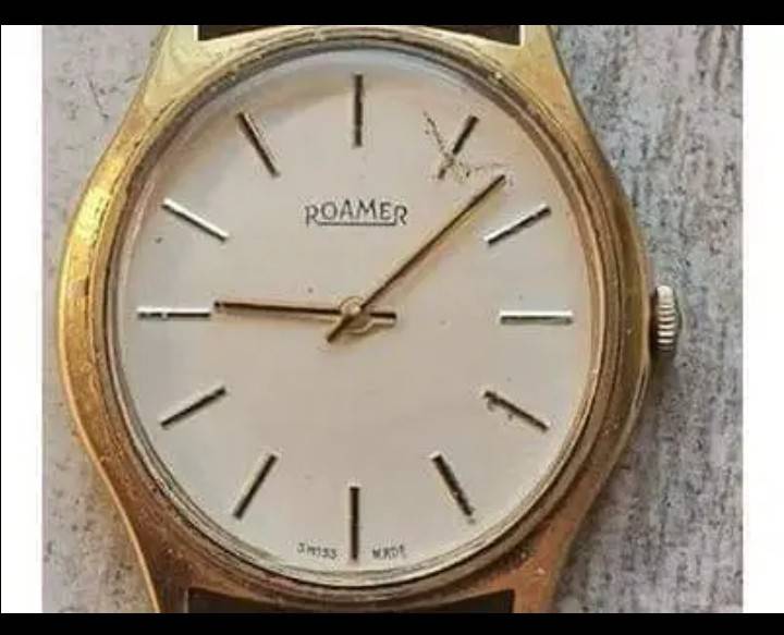 Mens vintage Roamer mechanical watch