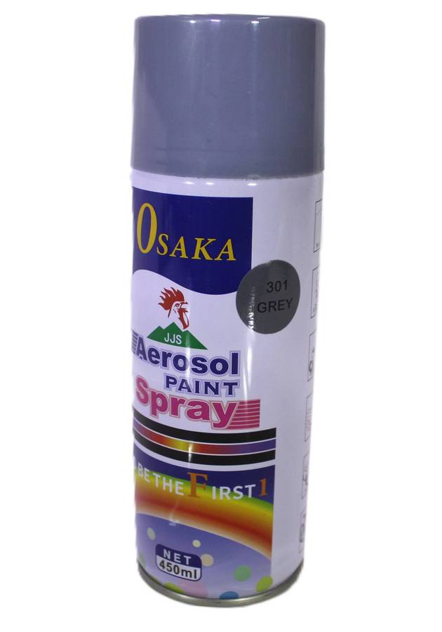 Osaka Aerosol 450ml Spray Paint 301 GREY (JSP-301)