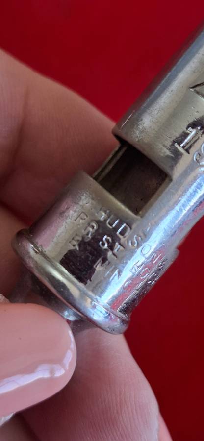 RHODESIA BSAP - WHISTLES, 1 X SOUTHERN RHODESIA GOVT. STAMPED - 1 X UDI PERIOD (NO MARKINGS)  (8791)