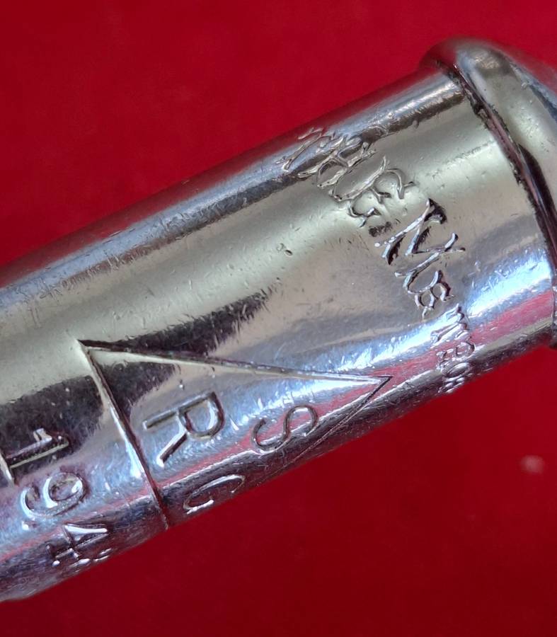 RHODESIA BSAP - WHISTLES, 1 X SOUTHERN RHODESIA GOVT. STAMPED - 1 X UDI PERIOD (NO MARKINGS)  (8791)