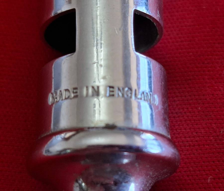 RHODESIA BSAP - WHISTLE - RHODESIA & NYASALAND GOVT STAMPED          (8790)