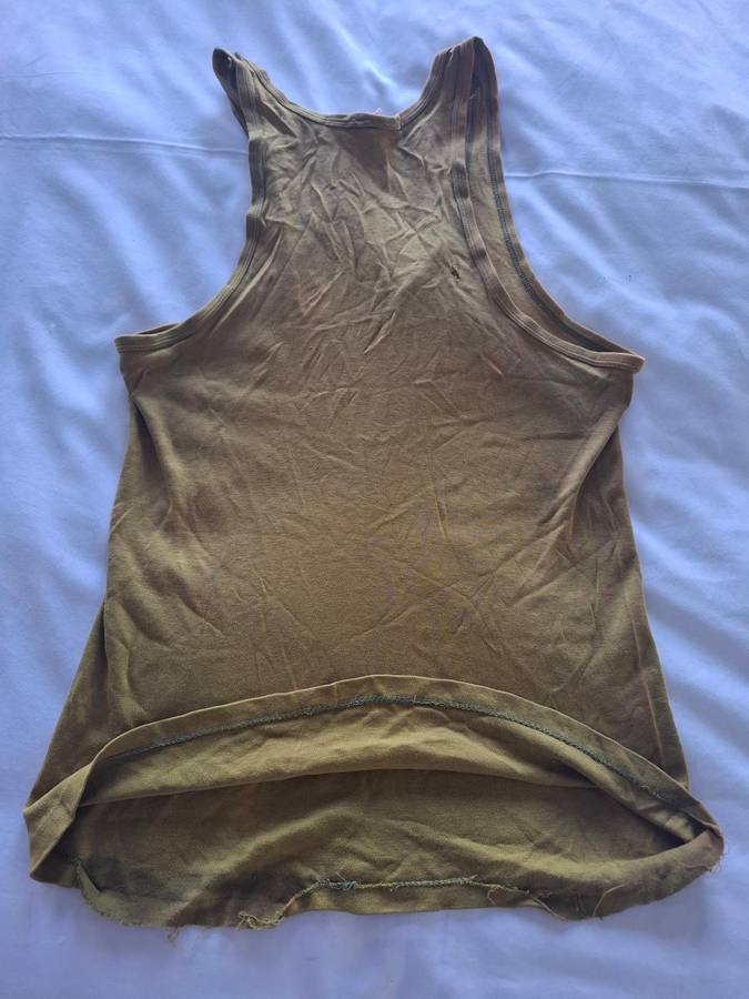 RHODESIAN ARMY  - PT VEST - MADE MONOGRAM - SIZE M - SEEN SOME USE ! (112)