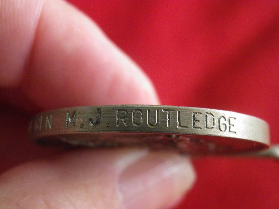 RHODESIA  - FULL SIZE RhGSM - TO 63944 RFN   M.J.ROUTLEDGE  - UNRESEARCHED        (196)