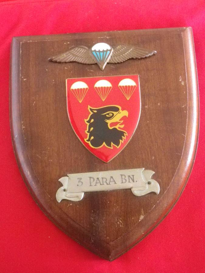 SADF - 3 PARA BATTALION PLAQUE    (8893)
