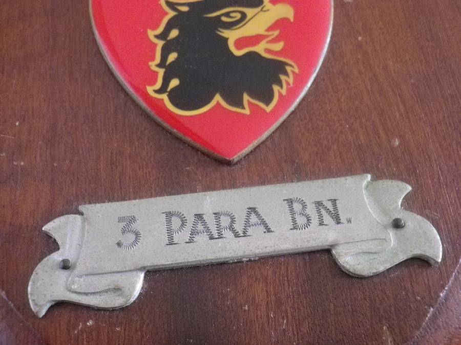 SADF - 3 PARA BATTALION PLAQUE    (8893)