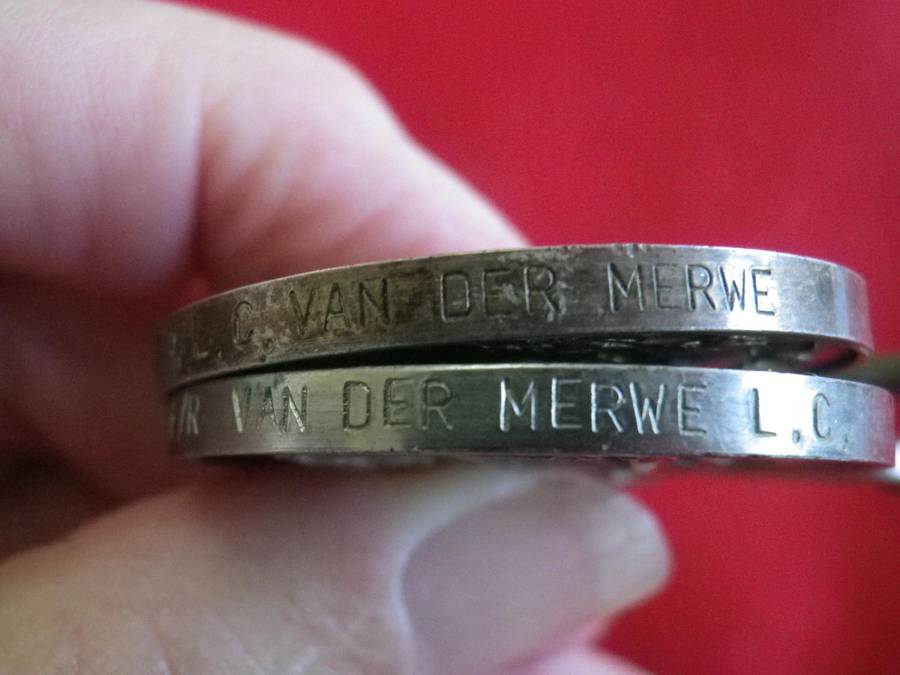 RHODESIA - PAIR FULL SIZE RhGSM + PRLSM TO 8463Y F/R VAN DER MERWE L.C. - UNRESEARCHED - (137)