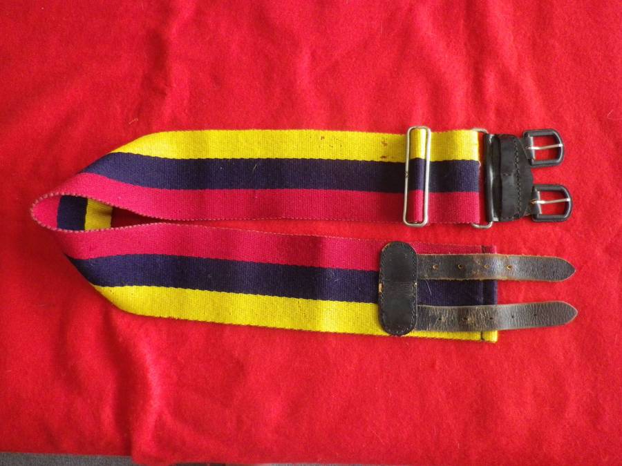 RHODESIAN MEDICAL CORPS STABLE BELT , EARLY WEAVE - SCARCE - MAX LENGTH 81CM/32"     (270)