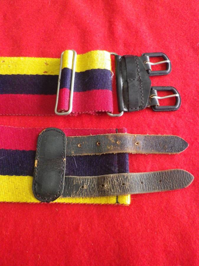 RHODESIAN MEDICAL CORPS STABLE BELT , EARLY WEAVE - SCARCE - MAX LENGTH 81CM/32"     (270)